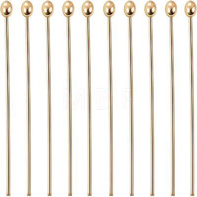 Brass Ball Head Pins KK-BC0003-99-0.6x20-1