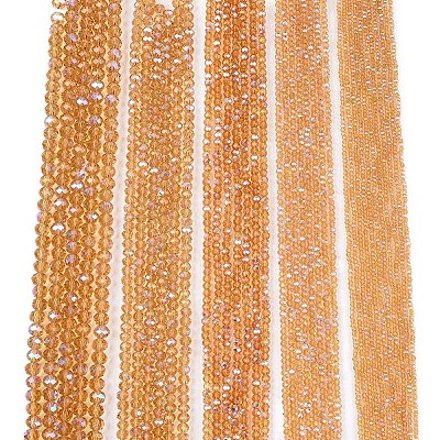 Electroplate Glass Beads Strands EGLA-A044-T1mm-L23-1