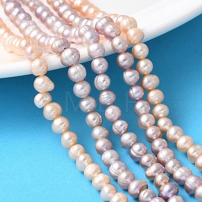 Natural Cultured Freshwater Pearl Beads Strands PEAR-I007-07O-02B-1