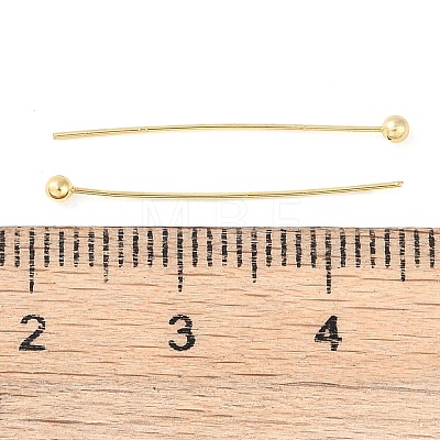 Brass Ball Head Pins KK-N254-49C-G-1