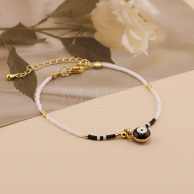 Bohemian Alloy Enamel Charm Bracelets BL3978-1-1