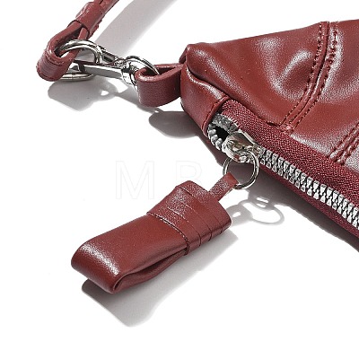 Soft Leather Croissant Clutch Bags AJEW-M043-04E-1