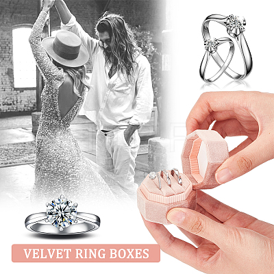 Velvet Ring Boxes VBOX-WH0013-01B-1
