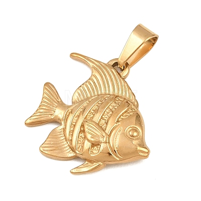 Ion Plating(IP) 304 Stainless Steel Pendants STAS-B141-03F-G-1