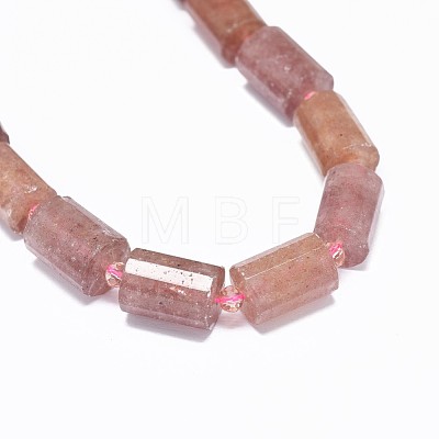 Natural Strawberry Quartz Beads Strands G-F632-07C-1