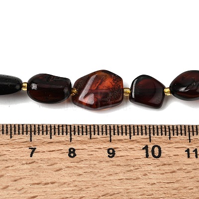 Natural Amber Beads Strands G-K376-G01-01-1