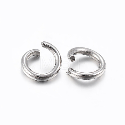 Tarnish Resistant 304 Stainless Steel Open Jump Rings LS-STAS-H437-4x0.8mm-1