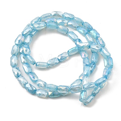 Imitation Jade Glass Beads Strands GLAA-P058-04A-05-1