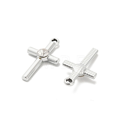 Alloy Rhinestone Pendants FIND-I043-09P-1