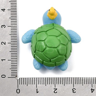 Sea Animals Opaque Resin Turtle with Duck Figurine RE-CBA1AA1-03A-1