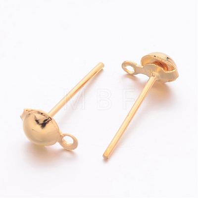 Iron Post Ear Studs E219-G-1