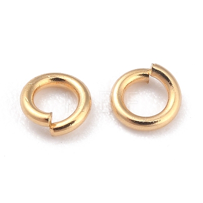 Rack Plating Brass Jump Rings LS-X-KK-O139-18A-G-1