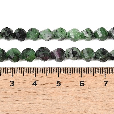 Natural Ruby in Zoisite Beads Strands G-P611-C22-01-1