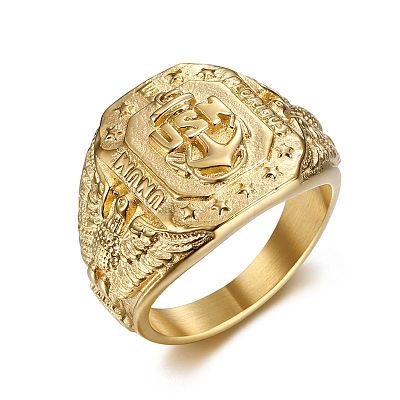 304 Stainless Steel Finger Rings for Men WG95800-01-1
