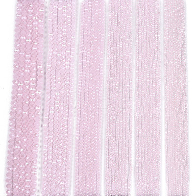 Electroplate Glass Beads Strands LS-EGLA-A044-J4mm-A02-1