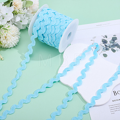 1 Roll Polyester Wave Bending Fringe Trim OCOR-ME0001-97A-1