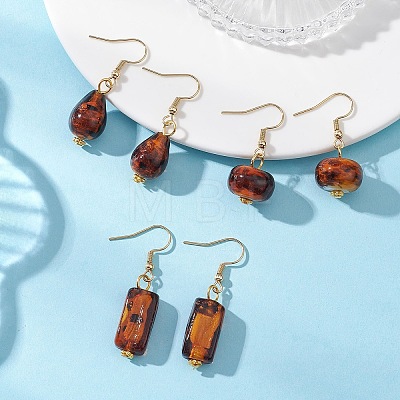Lampwork Dangle Earrings EJEW-JE06834-1