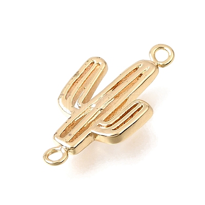Brass Connector Charms KK-CBA2395-06G-1