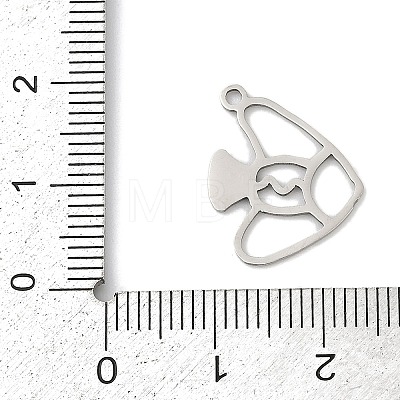 201 Stainless Steel Pendants STAS-F316-28P-1