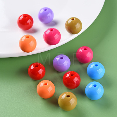 Opaque Acrylic Beads MACR-S370-C16mm-M2-1