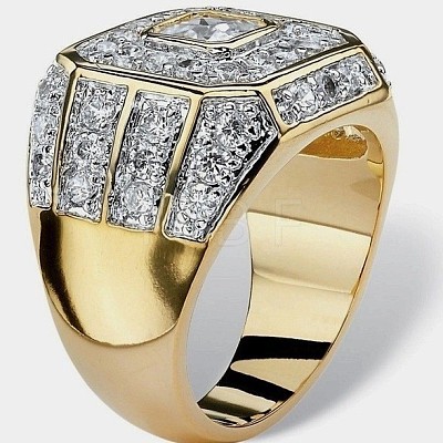 Alloy with Crystal Rhinestone Finger Rings for Men FS-WGD5024-05-1