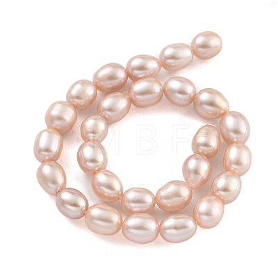 Natural Cultured Freshwater Pearl Beads Strands PEAR-P062-06D-1-1