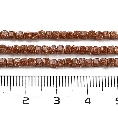 Synthetic Goldstone Beads Strands G-H042-B36-01-1