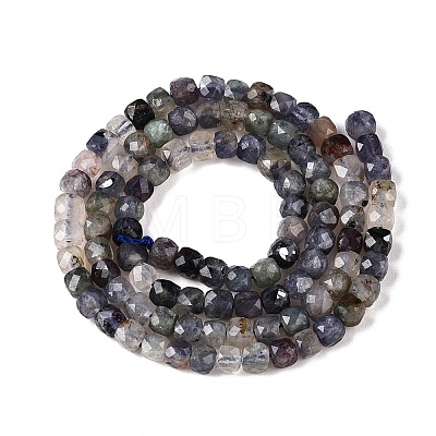 Natural Iolite Beads Strands G-N342-112B-1