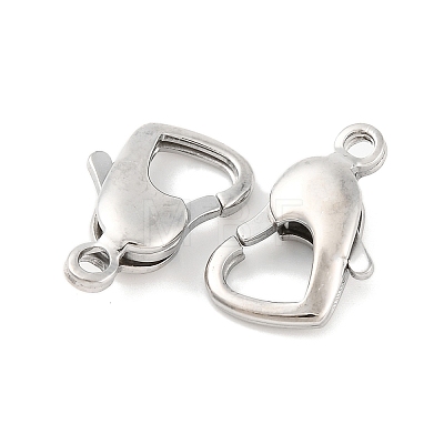 Tarnish Resistant 304 Stainless Steel Lobster Claw Clasps X-STAS-H002-1