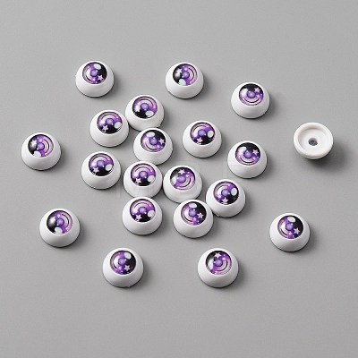 Star Acrylic Craft Eyes DOLL-WH0001-04A-03-1