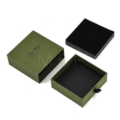 Cardboard Paper Bracelet Bangle Drawer Boxes CON-K015-05C-1
