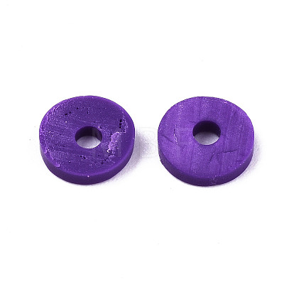 Handmade Polymer Clay Beads LS-CLAY-Q251-4.0mm-98-1