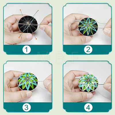 DIY Embroidery Temari Ball Kits DIY-I064-B06-1