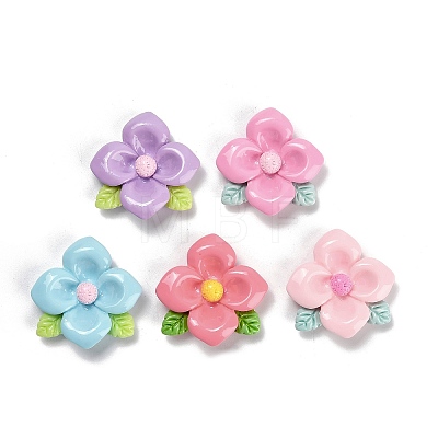 Opaque Resin Cabochons RESI-Z044-01C-1