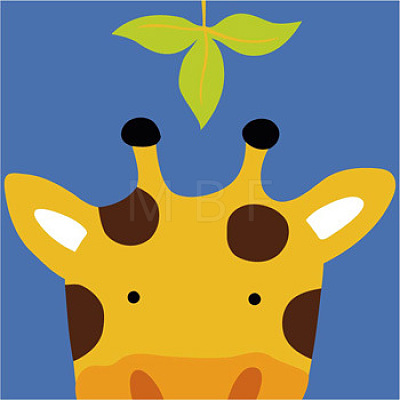 Giraffe Pattern DIY Digital Painting Kit Sets DIY-G032-01B-1