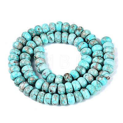 Dyed Synthetic Imperial Jasper Beads Strands G-Q606-99A-03-1
