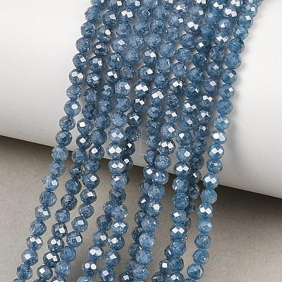 Cubic Zirconia Bead Strands ZIRC-C006-01B-04-1