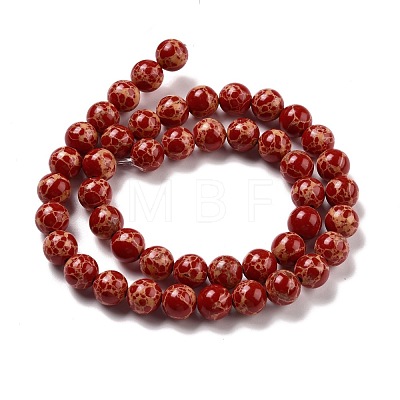 Synthetic Imperial Jasper Beads Strands G-E568-01B-04-1