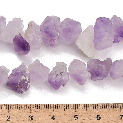 Raw Rough Natural Druzy Amethyst Beads Strands GG-CBAC61B-A01-02-1