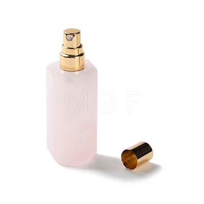 Natural Rose Quartz Perfume Bottle G-B131-04B-01-1