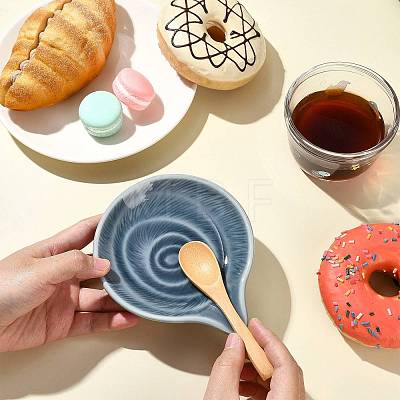 Round Ceramic Utensil Rest PR-FZCA307-02-1