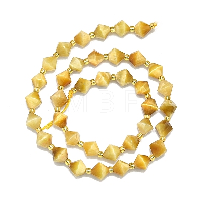 Natural Tiger Eye Beads Strands G-I376-B17-01-1