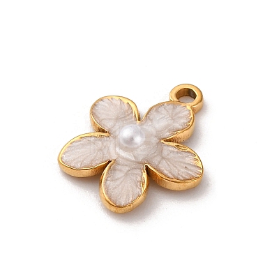 304 Stainless Steel Enamel Charms STAS-D361-01G-01-1