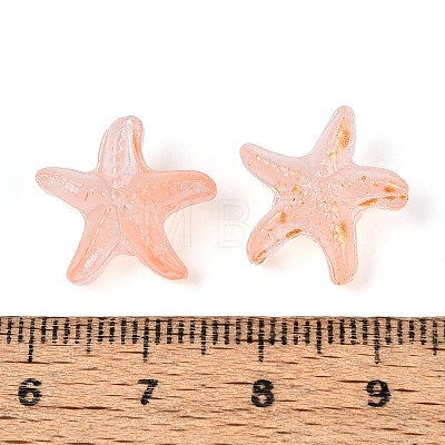 Frosted Glass Beads FGLA-T005-01H-1