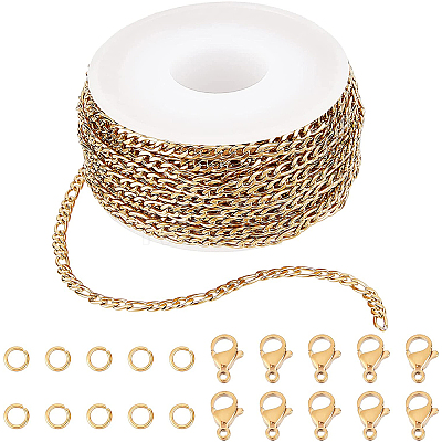 DIY Chain Necklace Bracelet Making Kits DIY-SC0019-60-1