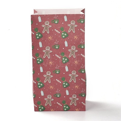 Christmas Theme Rectangle Paper Bags CARB-G006-01E-1