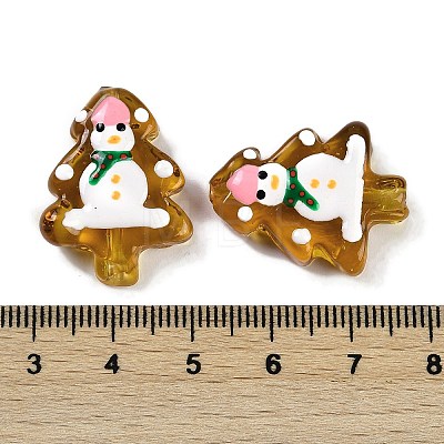 Christmas Theme Handmade Lampwork Beads LAMP-I027-07H-1