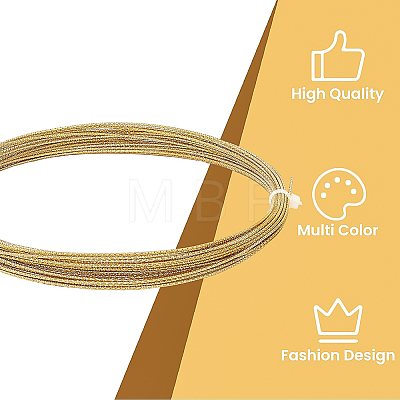 Textured Round Brass Wire CWIR-WH0004-01G-01-1
