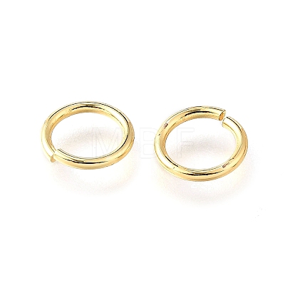 Brass Open Jump Rings LS-KK-V007-004G-07-1