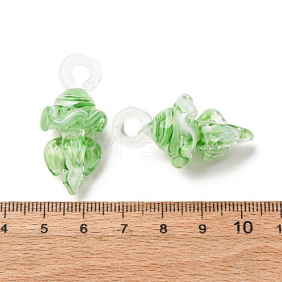 Handmade Lampwork Pendants LAMP-K039-31A-1